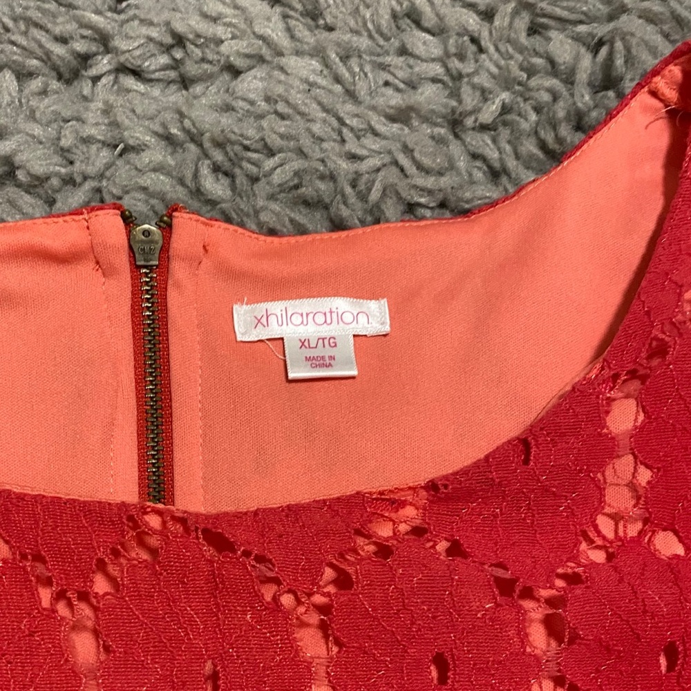 Xhilaration Floral Lace Dress - Picture 3 of 4